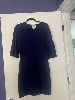 STS Charming cobalt blue XS  Midi Dress with bell sleeves XS